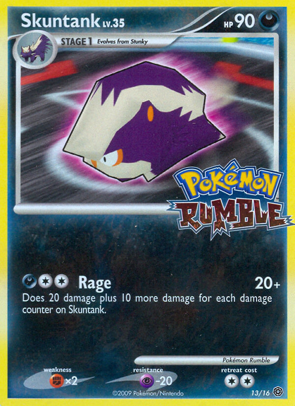Pokemon Rumble Skuntank #13